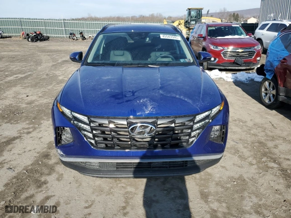 2023 Hyundai Tucson SEL with VIN 5NMJFCAE8PH282333, listed as a Copart auction lot 45543595 with 7,927 mi miles and Salvage Title. Bid and sale history available at carsss.com. Image 5.