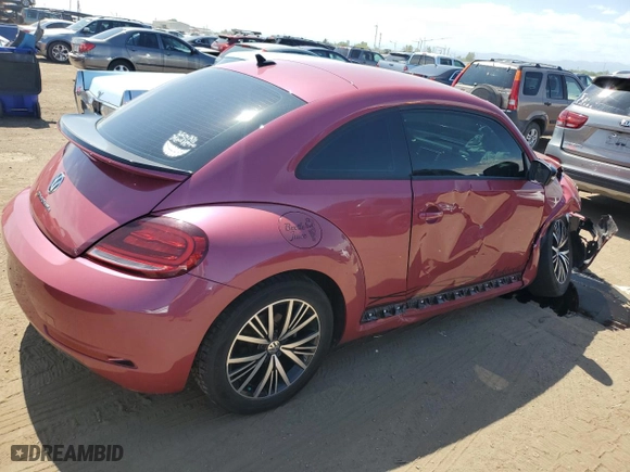 2017 Volkswagen Beetle 1.8T Fleet with VIN 3VWF17AT1HM607037, listed as a Copart auction lot 69451524 with 49,766 mi miles and Salvage Title. Bid and sale history available at carsss.com. Image 3.