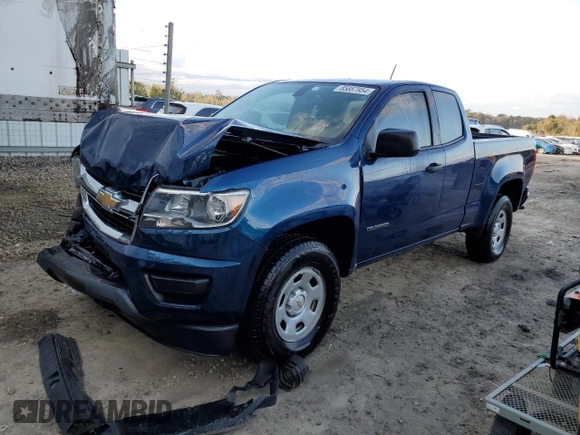 2019 Chevrolet Colorado 2WD Work Truck with VIN 1GCHSBEN4K1120734, listed as a Copart auction lot 85887954 with 122,354 mi miles and Non Repairable. Bid and sale history available at carsss.com. Image 1.