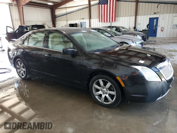 2010 Mercury Milan Premier with VIN 3MEHM0JG6AR647831, listed as a Copart auction lot 65214785 with 76,359 mi miles and Salvage title. Bid and sale history available at DreamBid. Image 4.