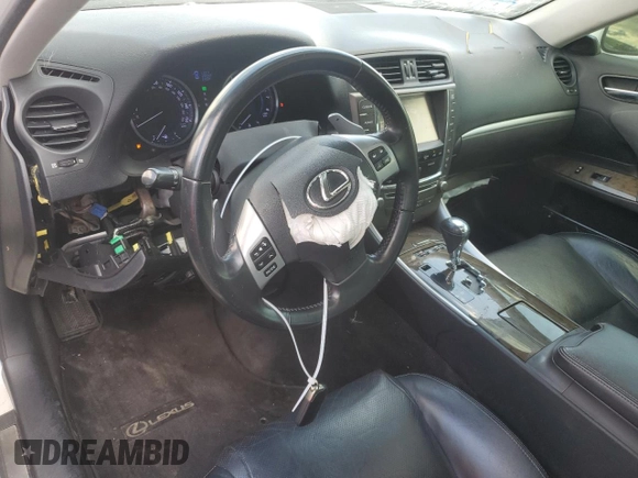 2013 Lexus IS 250 with VIN JTHCF5C22D5063811, listed as a Copart auction lot 61062115 with 154,854 mi miles and Clean title. Bid and sale history available at DreamBid. Image 8.