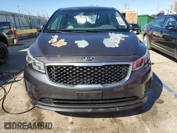 2017 Kia Sedona LX with VIN KNDMB5C16H6226159, listed as a Copart auction lot 50046775 with 119,941 mi miles and Salvage Title. Bid and sale history available at carsss.com. Image 5.