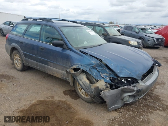 2005 Subaru Legacy Outback with VIN 4S4BP61C657345365, listed as a IAAI auction lot 41911032 with 99,635 mi miles and . Bid and sale history available at DreamBid. Image 1.