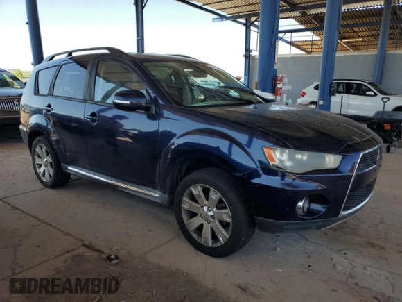 2011 Mitsubishi Outlander SE with VIN JA4AS3AW5BU032435, listed as a Copart auction lot 57163715 with 188,551 mi miles and Clean title. Bid and sale history available at DreamBid. Image 3.