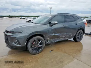 2019 Chevrolet Blazer RS z VIN 3GNKBERS8KS652940, wystawiony jako Copart lot #55855795 z przebiegiem 40 290 mil mil oraz Szkoda całkowita • Salvage title. Historia ofert i sprzedaży dostępna na DreamBid. Obrazek 1.