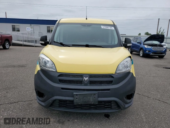 2015 Ram ProMaster City Cargo Tradesman with VIN ZFBERFATXF6A89899, listed as a Copart auction lot 57068735 with 178,123 mi miles and Salvage title. Bid and sale history available at DreamBid. Image 5.