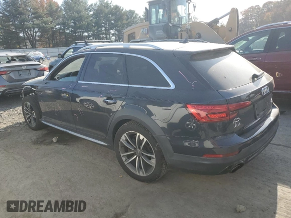 2017 Audi allroad A4 Premium Plus z VIN WA18NAF46HA174918, wystawiony jako Copart lot #76875794 z przebiegiem 54 225 mil mil oraz Szkoda całkowita • Salvage title. Historia ofert i sprzedaży dostępna na DreamBid. Obrazek 2.