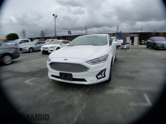 2019 Ford Fusion Titanium with VIN 3FA6P0D94KR184608, listed as a Copart auction lot 48831875 with 124,204 mi miles and Salvage Title. Bid and sale history available at carsss.com. Image 10.