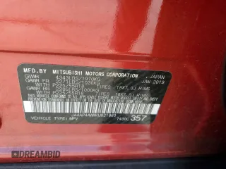 2019 Mitsubishi Outlander Sport GT 2.4 with VIN JA4AP4AWXKU021860, listed as a Copart auction lot 42373845 with 35,915 mi miles and Salvage Title. Bid and sale history available at carsss.com. Image 12.