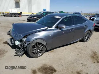 2015 Lexus IS 350 z VIN JTHBE1D27F5021501, wystawiony jako Copart lot #61667725 z przebiegiem 140 034 mil mil oraz Szkoda całkowita • Salvage title. Historia ofert i sprzedaży dostępna na DreamBid. Obrazek 1.