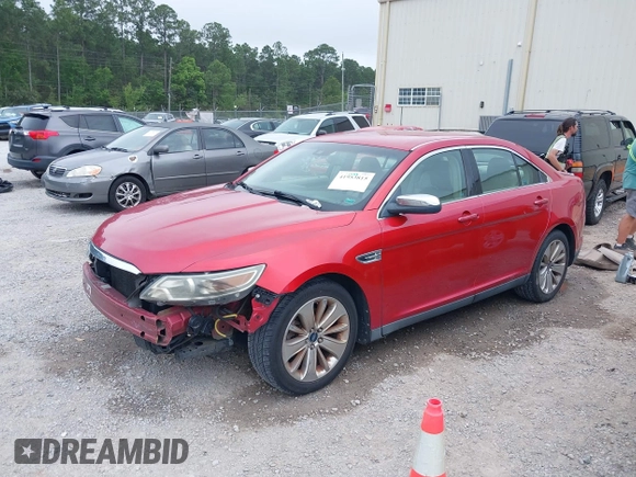 2010 Ford Taurus Limited with VIN 1FAHP2FW7AG104957, listed as a IAAI auction lot 41953815 with 189,562 mi miles. Bid and sale history available at carsss.com. Image 2.