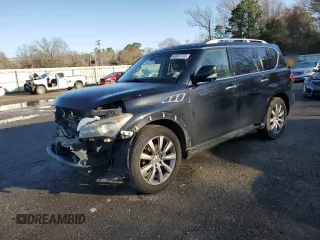 2013 Infiniti QX56 с VIN JN8AZ2NF2D9530334, выставлен на аукционе Copart как лот 43047735 с пробегом 165 203 миль миль и Списание • Salvage title. История ставок и продаж доступна на DreamBid. Изображение 1.