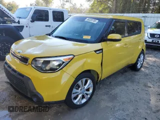 2015 Kia Soul + with VIN KNDJP3A59F7111755, listed as a Copart auction lot 88320785 with 0 mi miles and Salvage Title. Bid and sale history available at carsss.com. Image 1.