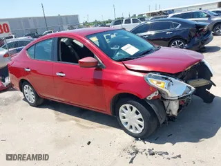 2015 Nissan Versa SV with VIN 3N1CN7AP3FL836886, listed as a IAAI auction lot 41983935 with 216,837 mi miles. Bid and sale history available at carsss.com. Image 1.