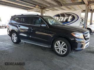 2017 Mercedes-Benz GLS 450 with VIN 4JGDF6EE2HA857803, listed as a Copart auction lot 63474225 with 83,823 mi miles and Salvage title. Bid and sale history available at DreamBid. Image 4.
