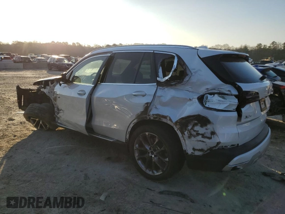 2025 BMW X5 sDrive40i with VIN 5UX13EU08S9W29831, listed as a Copart auction lot 43263975 with 21,624 mi miles and Clean Title. Bid and sale history available at carsss.com. Image 2.