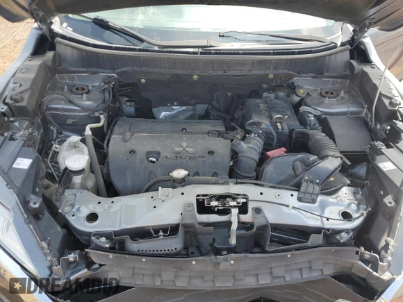 2020 Mitsubishi Outlander ES with VIN JA4AP3AU1LU011034, listed as a Copart auction lot 58606965 with 92,423 mi miles and Salvage title. Bid and sale history available at DreamBid. Image 12.