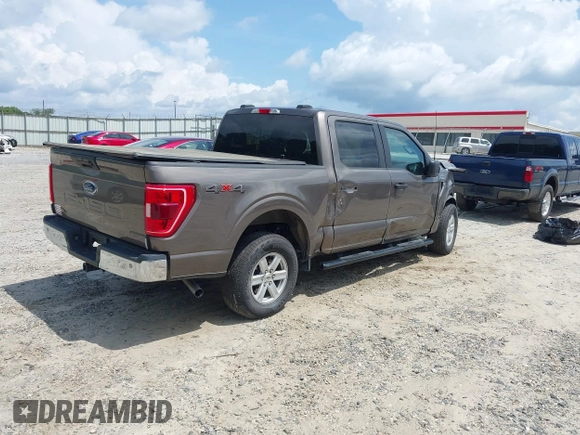 2022 Ford F-150 XL z VIN 1FTEW1EB9NFB50424, wystawiony jako IAAI lot #42553241 z przebiegiem 32 982 mil mil oraz . Historia ofert i sprzedaży dostępna na DreamBid. Obrazek 4.
