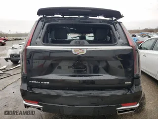 2021 Cadillac Escalade Premium Luxury with VIN 1GYS4CKLXMR242506, listed as a Copart auction lot 81731153 with 0 mi miles. Bid and sale history available at carsss.com. Image 6.