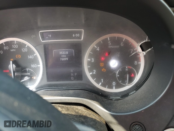 2017 Infiniti QX30 Luxury with VIN SJKCH5CR9HA024782, listed as a Copart auction lot 50143561 with 76,899 mi miles and Salvage title. Bid and sale history available at DreamBid. Image 8.