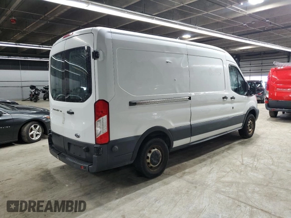2015 Ford Transit Cargo with VIN 1FTNE2CM3FKA28342, listed as a Copart auction lot 44156275 with 251,391 mi miles and Salvage Title. Bid and sale history available at carsss.com. Image 3.
