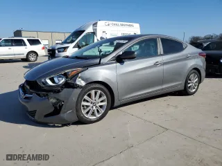 2014 Hyundai Elantra Limited with VIN 5NPDH4AE0EH487044, listed as a Copart auction lot 41521755 with 141,421 mi miles and Salvage Title. Bid and sale history available at carsss.com. Image 1.