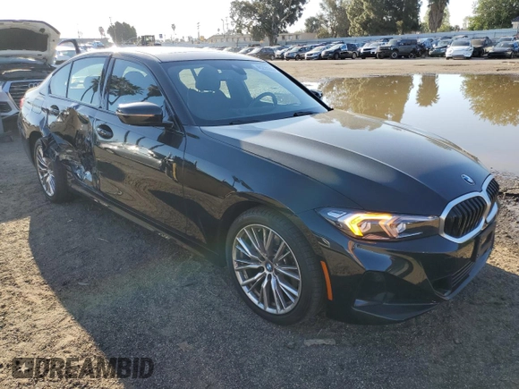 2023 BMW 3 Series 330i with VIN 3MW69FF04P8C91836, listed as a Copart auction lot 48255555 with 27,514 mi miles and Salvage Title. Bid and sale history available at carsss.com. Image 4.
