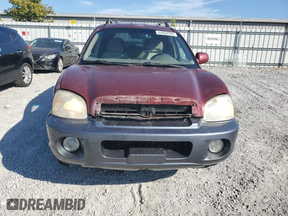 2005 Hyundai Santa Fe GLS with VIN KM8SC13D65U936463, listed as a Copart auction lot 67032944 with 186,292 mi miles and Salvage Title. Bid and sale history available at DreamBid. Image 5.