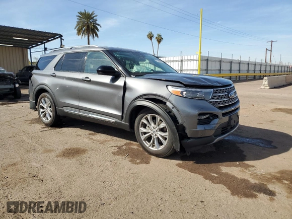 2024 Ford Explorer Limited with VIN 1FMSK7FH4RGA05338, listed as a Copart auction lot 46061075 with 22,197 mi miles and Clean Title. Bid and sale history available at carsss.com. Image 4.
