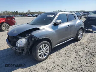 2016 Nissan Juke SL z VIN JN8AF5MVXGT658394, wystawiony jako Copart lot #50437055 z przebiegiem 134 834 mil mil oraz Szkoda całkowita • Salvage title. Historia ofert i sprzedaży dostępna na DreamBid. Obrazek 1.
