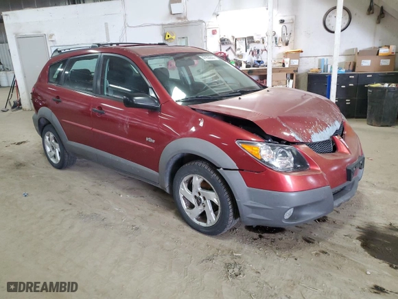 2003 Pontiac Vibe with VIN 5Y2SM62883Z414081, listed as a Copart auction lot 47938844 with 123,827 mi miles and Salvage Title. Bid and sale history available at carsss.com. Image 4.