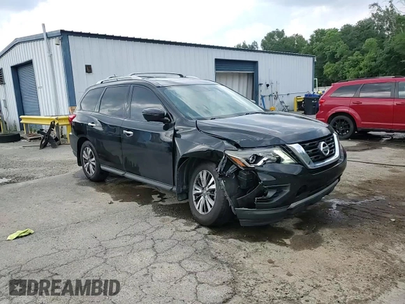 2017 Nissan Pathfinder SV z VIN 5N1DR2MN9HC608890, wystawiony jako Copart lot #59191845 z przebiegiem 136 270 mil mil oraz Szkoda całkowita • Salvage title. Historia ofert i sprzedaży dostępna na DreamBid. Obrazek 14.