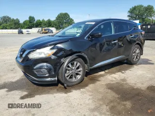 2017 Nissan Murano SL z VIN 5N1AZ2MG0HN153372, wystawiony jako Copart lot #59803445 z przebiegiem 101 029 mil mil oraz Szkoda całkowita • Salvage title. Historia ofert i sprzedaży dostępna na DreamBid. Obrazek 1.