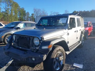 2018 Jeep Wrangler Unlimited Sport S z VIN 1C4HJXDG0JW158935, wystawiony jako IAAI lot #41187384 z przebiegiem 69 721 mil mil oraz . Historia ofert i sprzedaży dostępna na DreamBid. Obrazek 17.