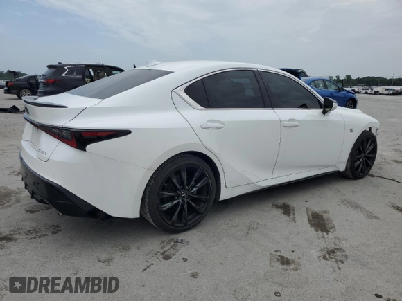2021 Lexus IS 350 F Sport z VIN JTHGZ1B24M5041103, wystawiony jako Copart lot #55932115 z przebiegiem 46 911 mil mil oraz Szkoda całkowita • Salvage title. Historia ofert i sprzedaży dostępna na DreamBid. Obrazek 3.