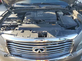 2012 Infiniti QX56 8-passenger with VIN JN8AZ2ND7C9715380, listed as a Copart auction lot 77386514 with 135,355 mi miles and Clean Title. Bid and sale history available at carsss.com. Image 12.