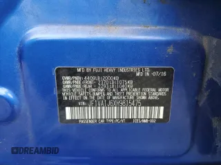 2017 Subaru WRX Limited with VIN JF1VA1J6XH9815475, listed as a Copart auction lot 50603045 with 56,608 mi miles and Salvage Title. Bid and sale history available at carsss.com. Image 12.