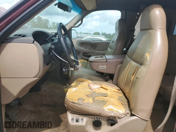 1997 Ford F-150 XL with VIN 1FTEX17L5VNB49991, listed as a Copart auction lot 53856505 with 170,246 mi miles and Salvage title. Bid and sale history available at DreamBid. Image 7.