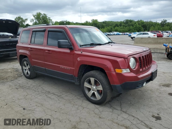 2016 Jeep Patriot Latitude with VIN 1C4NJRFB5GD671845, listed as a Copart auction lot 64596485 with 105,744 mi miles and Clean title. Bid and sale history available at DreamBid. Image 4.