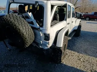 2022 Jeep Wrangler Unlimited Rubicon with VIN 1C4HJXFG6NW184670, listed as a Copart auction lot 84152964 with 31,459 mi miles and Salvage title. Bid and sale history available at DreamBid. Image 11.