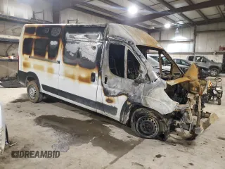 2024 Ram ProMaster Cargo Tradesman with VIN 3C6LRVDGXRE153360, listed as a Copart auction lot 87053644 with Not Provided miles and Salvage Title. Bid and sale history available at DreamBid. Image 4.