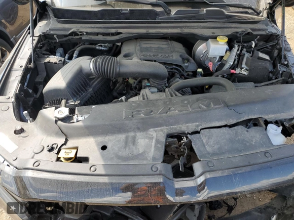 2021 Ram 1500 Big Horn with VIN 1C6SRFBT9MN669232, listed as a Copart auction lot 67047204 with 63,053 mi miles and Non Repairable. Bid and sale history available at carsss.com. Image 11.
