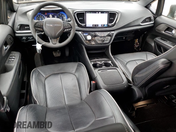 2022 Chrysler Pacifica Limited with VIN 2C4RC3GG0NR167264, listed as a Copart auction lot 80141624 with 29,244 mi miles and Salvage title. Bid and sale history available at DreamBid. Image 8.