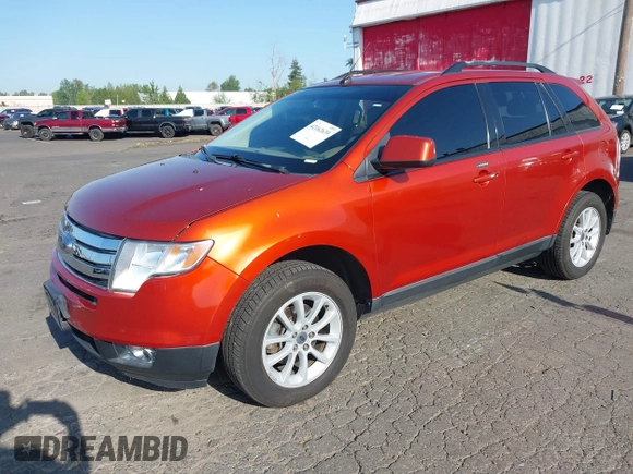 2007 Ford Edge SEL with VIN 2FMDK48CX7BA65542, listed as a IAAI auction lot 42162639 with 192,105 mi miles. Bid and sale history available at carsss.com. Image 2.