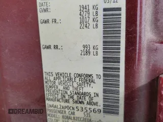 2012 Nissan Altima 2.5 S with VIN 1N4AL2AP0CN535569, listed as a Copart auction lot 48733415 with 151,179 mi miles and Salvage Title. Bid and sale history available at carsss.com. Image 15.