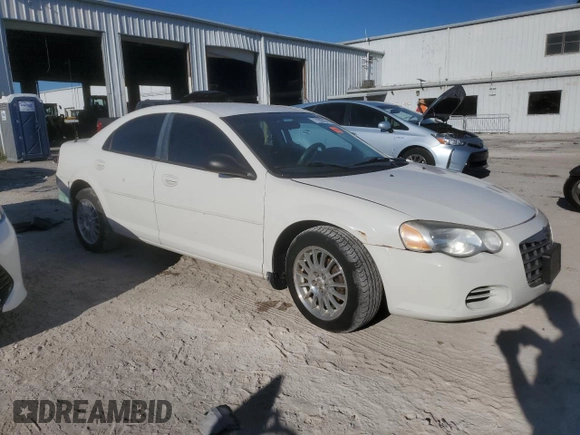2005 Chrysler Sebring Touring with VIN 1C3EL56R05N637579, listed as a Copart auction lot 43818505 with Not provided miles and Non repairable. Bid and sale history available at DreamBid. Image 4.