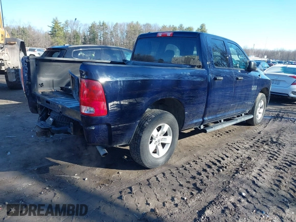 2018 Ram 1500 Express with VIN 1C6RR7FG8JS334512, listed as a IAAI auction lot 41868580 with 80,117 mi miles and . Bid and sale history available at DreamBid. Image 4.
