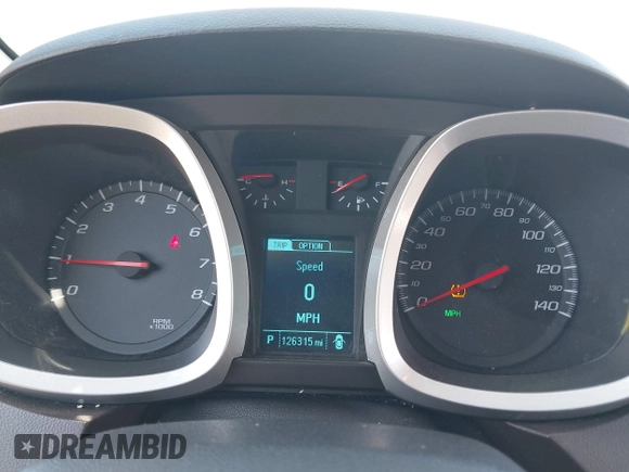 2015 Chevrolet Equinox LT with VIN 2GNALCEK9F1155271, listed as a IAAI auction lot 42122119 with 126,315 mi miles. Bid and sale history available at carsss.com. Image 7.