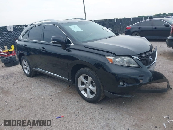 2010 Lexus RX 350 with VIN 2T2BK1BA7AC072265, listed as a IAAI auction lot 42451677 with 192,457 mi miles and . Bid and sale history available at DreamBid. Image 1.