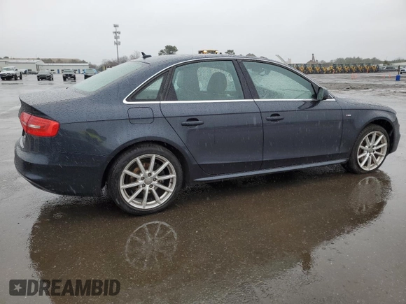 2014 Audi A4 Premium Plus with VIN WAUFFAFL1EN032429, listed as a Copart auction lot 88623815 with 109,098 mi miles and Non Repairable. Bid and sale history available at carsss.com. Image 3.